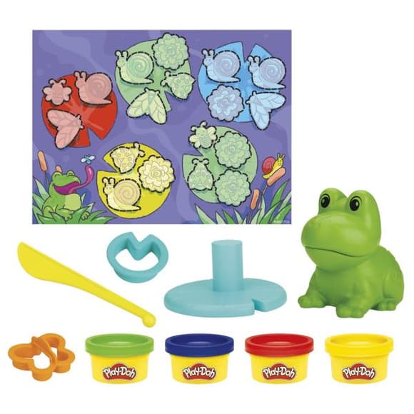 Набір для творчості Play-Doh Жабка та кольори з пластиліном (F6926)