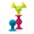 Набор сенсорных погремушек Fat Brain Toys pipSquigz на присосках 3 шт. (FA089-1)