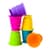 Тактильная игрушка Fat Brain Toys Suction Kupz Мягкие чашки 6 штук (FA183-1)