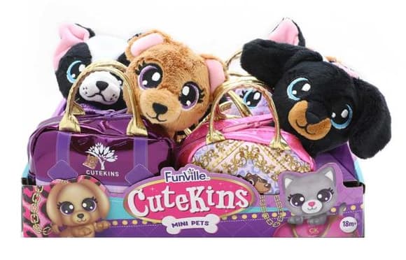 М'яка іграшка Cutekins Домашні улюбленці у сумочках Єдиноріг 10 см (FV35061-3)
