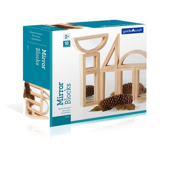 Кубики Guidecraft Block Play Дзеркало, 14 см, 10 шт. (G3017)
