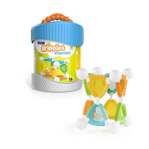 Магнітний конструктор Guidecraft Grippies Windows, 16 деталей (G8315)