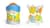 Магнітний конструктор Guidecraft Grippies Windows, 16 деталей (G8315)