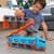 Грузовик-транспортер Hot Wheels Супергонки с 3 базовыми машинками 1:64 (GVG37)