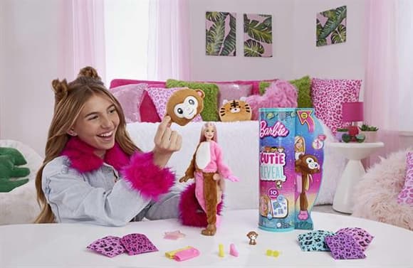 Лялька Barbie Cutie Reveal Друзі з джунглів Мавпеня (HKR01)