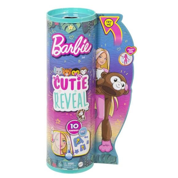 Лялька Barbie Cutie Reveal Друзі з джунглів Мавпеня (HKR01)