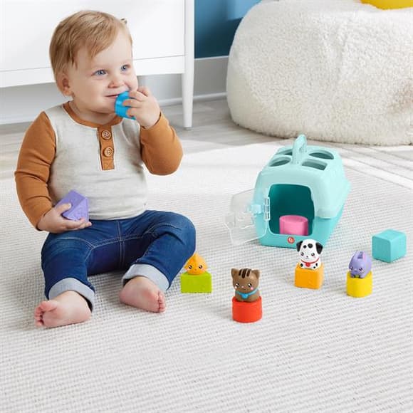 Набір-сортер Fisher-Price Переноска з тваринками (HTW93)