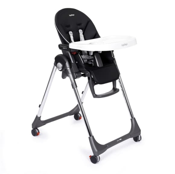 Стільчик для годування Peg-Perego Prima Pappa Follow Me чорний хайтек (IH01000000BL01)