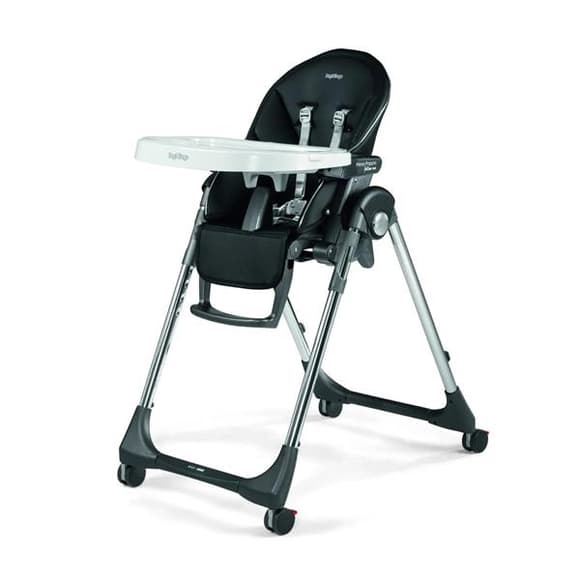 Стільчик для годування Peg-Perego Prima Pappa Follow Me чорний хайтек (IH01000000BL01)