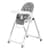 Стільчик для годування Peg-Perego Prima Pappa Follow Me Wonder плямостійкий сірий (IH01000000WD53)