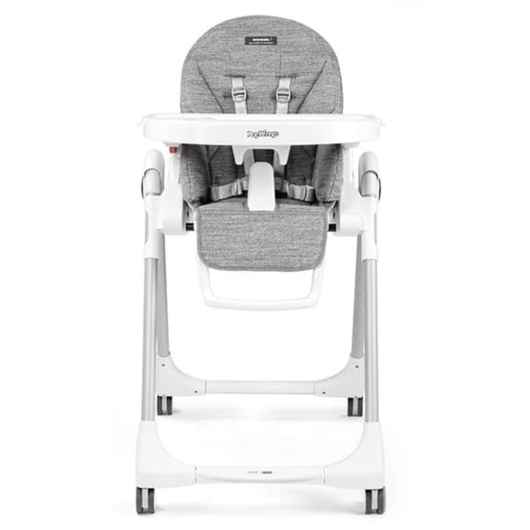 Стільчик для годування Peg-Perego Prima Pappa Follow Me Wonder плямостійкий сірий (IH01000000WD53)