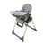 Стільчик для годування Peg-Perego Prima Pappa Follow Me преміум сірий (IH01000002BL73)