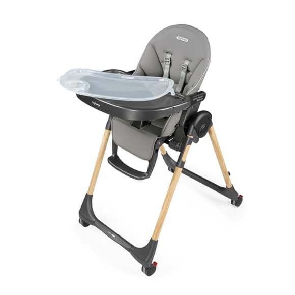 Стільчик для годування Peg-Perego Prima Pappa Follow Me преміум сірий (IH01000002BL73)