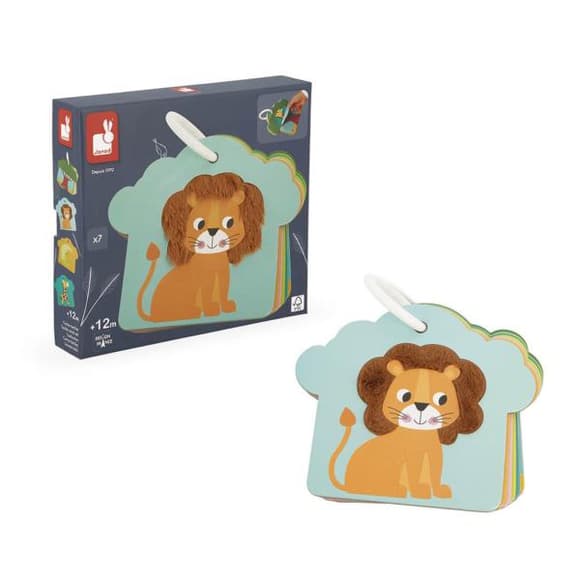 Игровой набор Janod Тактильные карты Саванна (J02694)
