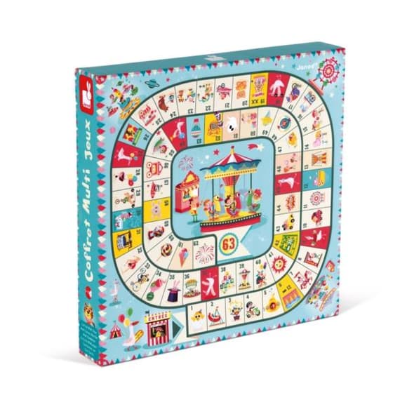 Набор настольных игр Janod 5 в 1 (J02742)