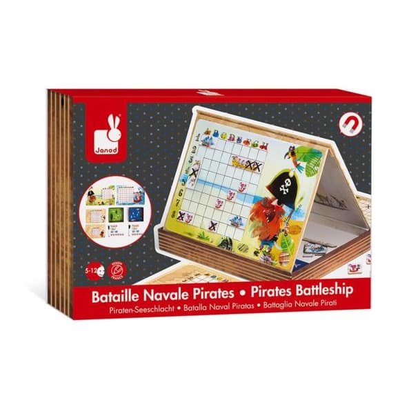 Настольная игра Janod Битва пиратов Морской бой (J02835)