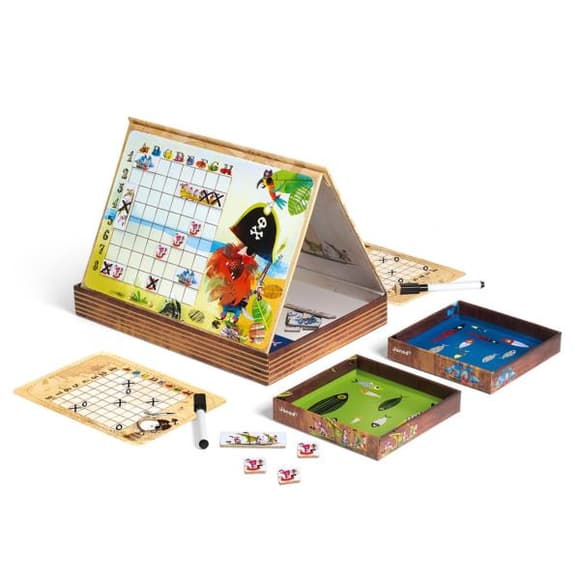 Настольная игра Janod Битва пиратов Морской бой (J02835)