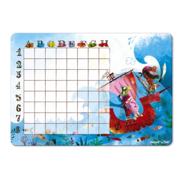 Настольная игра Janod Битва пиратов Морской бой (J02835)