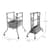 Столик для сповивання з ванночкою Kinderkraft Bubbly Grey (KABUBB00GRY0000)