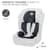 Автокресло Kinderkraft Comfort Up i-Size черно-серый (KCCOUP02BLK0000)