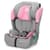 Автокресло Kinderkraft Comfort Up i-Size серо- розовый (KCCOUP02PNK0000)