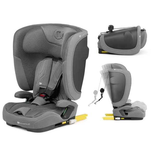 Автокресло Kinderkraft Fix2Go i-Size Grey (KCFI2GO0GRY0000)