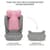 Автокресло Kinderkraft i-Spark розовый (KCISPA00PNK0000)