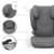 Авт окрісло Kinderkraft Junior Fix 2 Plus i-Size Grey (KCJUFI20GRYPL0N)
