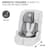 Автокресло Kinderkraft Safety Fix 2 i-Size Isofix серый (KCSAFI02GRY0000)