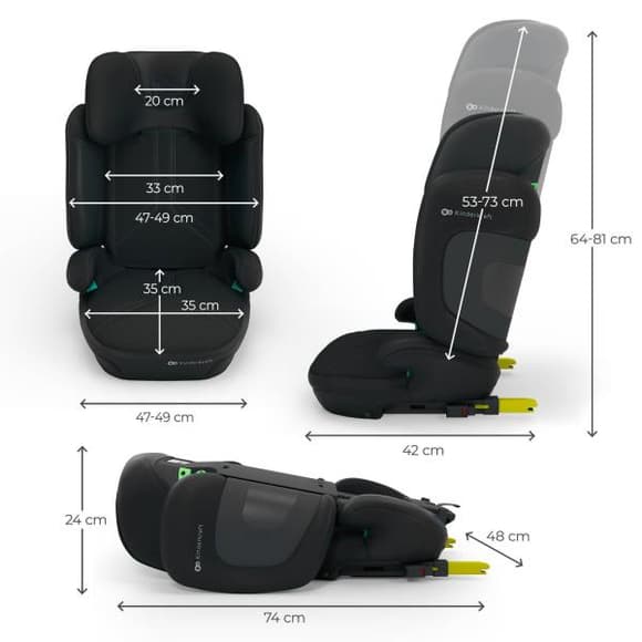 Автокрісло Kinderkraft Xpand 2 PRO i-Size Black (KCXPPR02BLK0000)