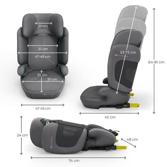 Автокрісло Kinderkraft Xpand 2 PRO i-Size Grey (KCXPPR02GRY0000)