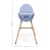 Стільчик для годування 2 в 1 Kinderkraft Fini 2 Nordic Breeze (KHFINI02NOR0000)