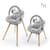 Стульчик для кормления 2 в 1 Kinderkraft Fini Up Grey (KHFINIUPGRY0000)