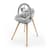 Стульчик для кормления 2 в 1 Kinderkraft Fini Up Grey (KHFINIUPGRY0000)