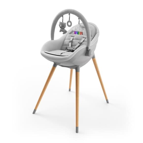 Стульчик для кормления 2 в 1 Kinderkraft Fini Up Grey (KHFINIUPGRY0000)