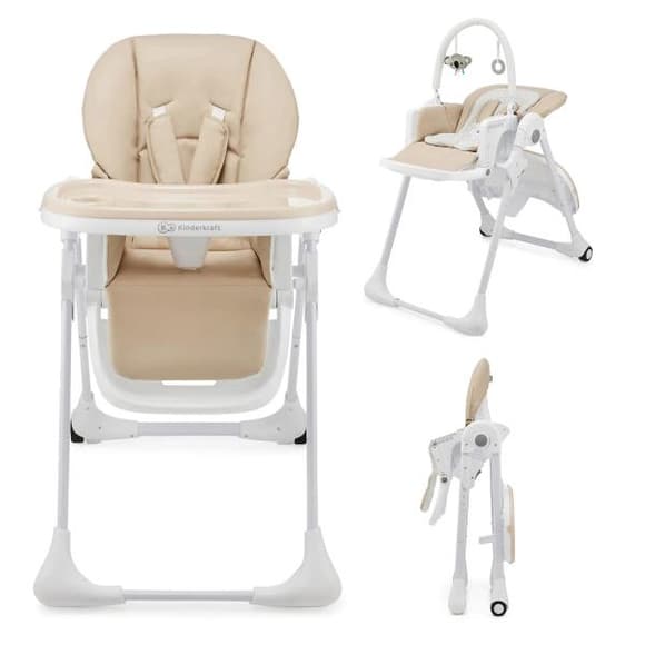 Стульчик для кормления Kinderkraft Tummie бежевый (KHTUMM00BEG0000)