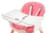 Стульчик для кормления Kinderkraft Sienna розовый (KKKSIENPNK0000)
