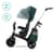 Трехколесный велосипед Kinderkraft Easytwist зеленый (KKRETWIGRE0000)
