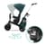 Трехколесный велосипед Kinderkraft Easytwist зеленый (KKRETWIGRE0000)