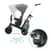 Трехколесный велосипед Kinderkraft Easytwist серый (KKRETWIGRY0000)