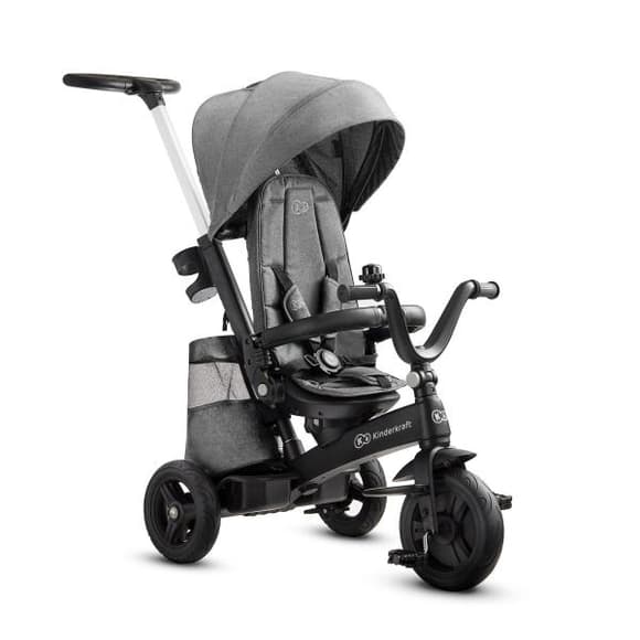 Трехколесный велосипед Kinderkraft Easytwist серый (KKRETWIGRY0000)