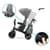 Трехколесный велосипед Kinderkraft Easytwist серый (KKRETWIGRY0000)