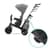 Трехколесный велосипед Kinderkraft Easytwist серый (KKRETWIGRY0000)