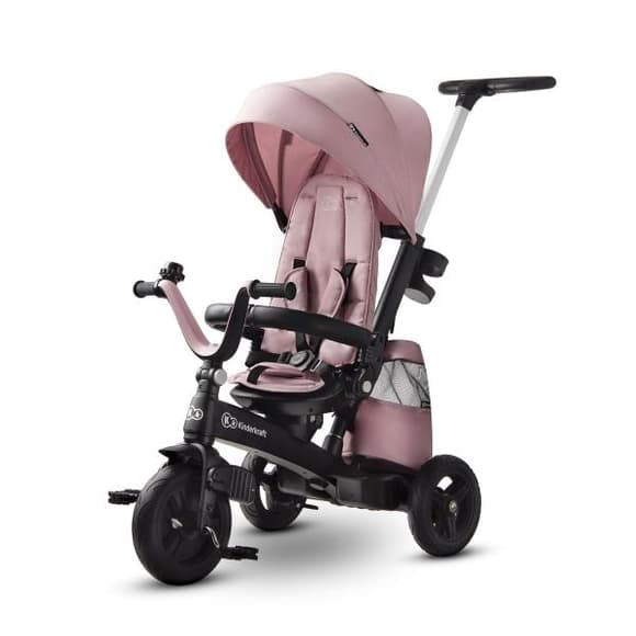 Трехколесный велосипед Kinderkraft Easytwist розовый (KKRETWIPNK0000)