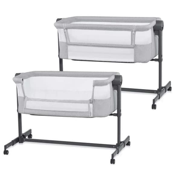 Приставне ліжечко-колиска Kinderkraft Nestee Up 2 Light Grey (KLNEE002LGR0000)