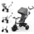 Триколісний велосипед Kinderkraft Aston 2 Plus Grey (KRASTO02GRYPL00)