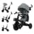 Триколісний велосипед Kinderkraft Aveo 2 Plus Grey (KRAVEO02GRY0000)