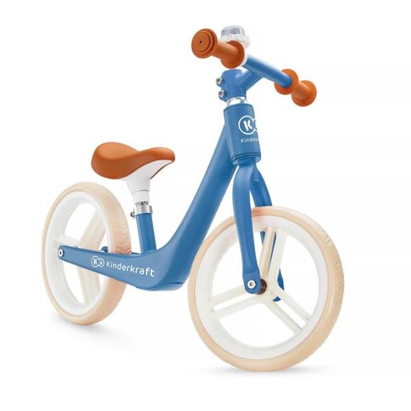 Беговел Kinderkraft Fly Plus голубой (KRFLPL00BLU0000)