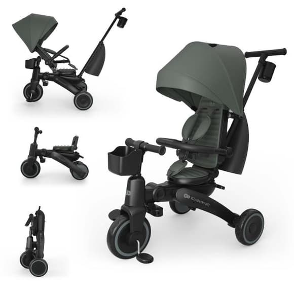 Триколісний велосипед Kinderkraft Jazz 3 Green (KRJAZZ03GRE0000)