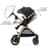 Універсальна коляска 2 в 1 Kinderkraft Esme Black (KSESME00BLK2000)